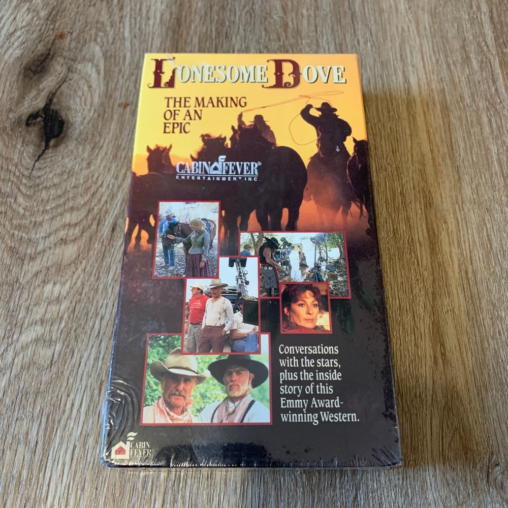NEW 1991 VHS "Lonesome Dove: The Making of an Epic" by Cabin Fever Entertainment
